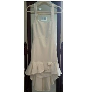 High Low White Dress
